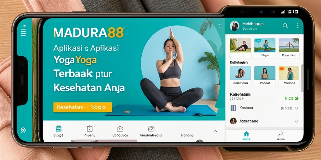 Tampilan aplikasi MADURA88 dengan berbagai fungsi Yoga.
