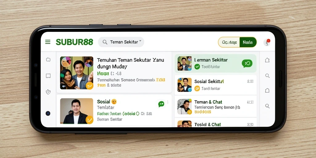 Tampilan antarmuka SUBUR88 yang menarik dan interaktif.