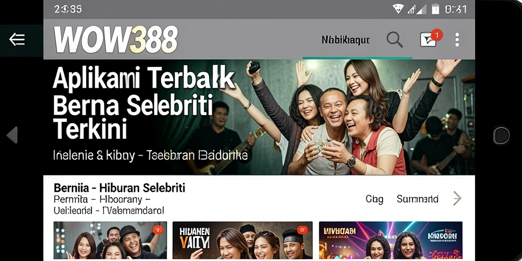 Screenshot utama WOW388 menampilkan antarmuka pengguna yang menarik dan informatif.