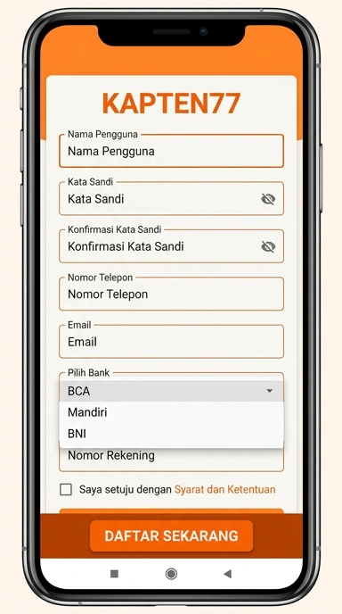 Cara Mudah Membuat Akun Baru di kapten77